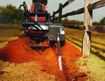 WIDE OFFSET TRENCHER ATTACHMENT